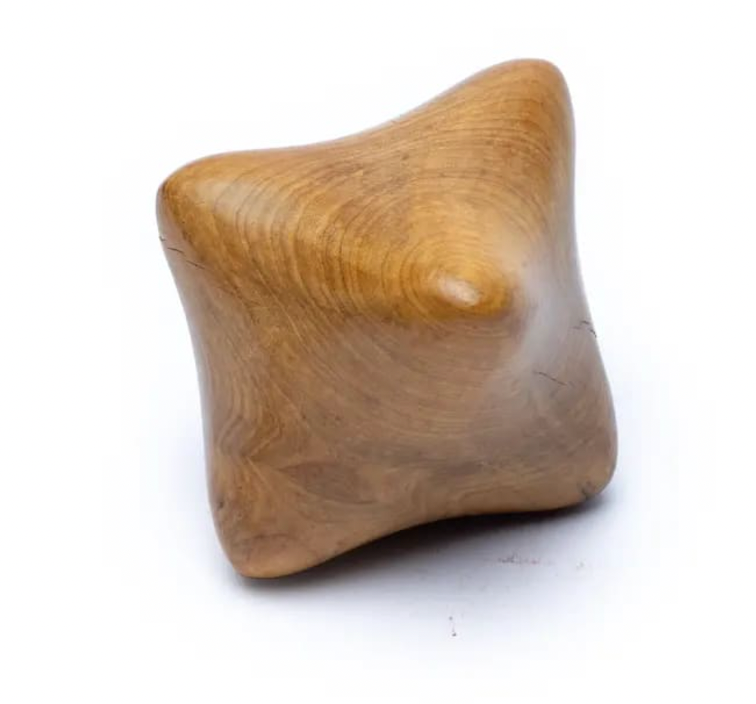 Body, face, hand & foot massage tool set made of sandalwood