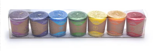 Chakra Scented Votive Candles Full Set or Individual Chakra Candles