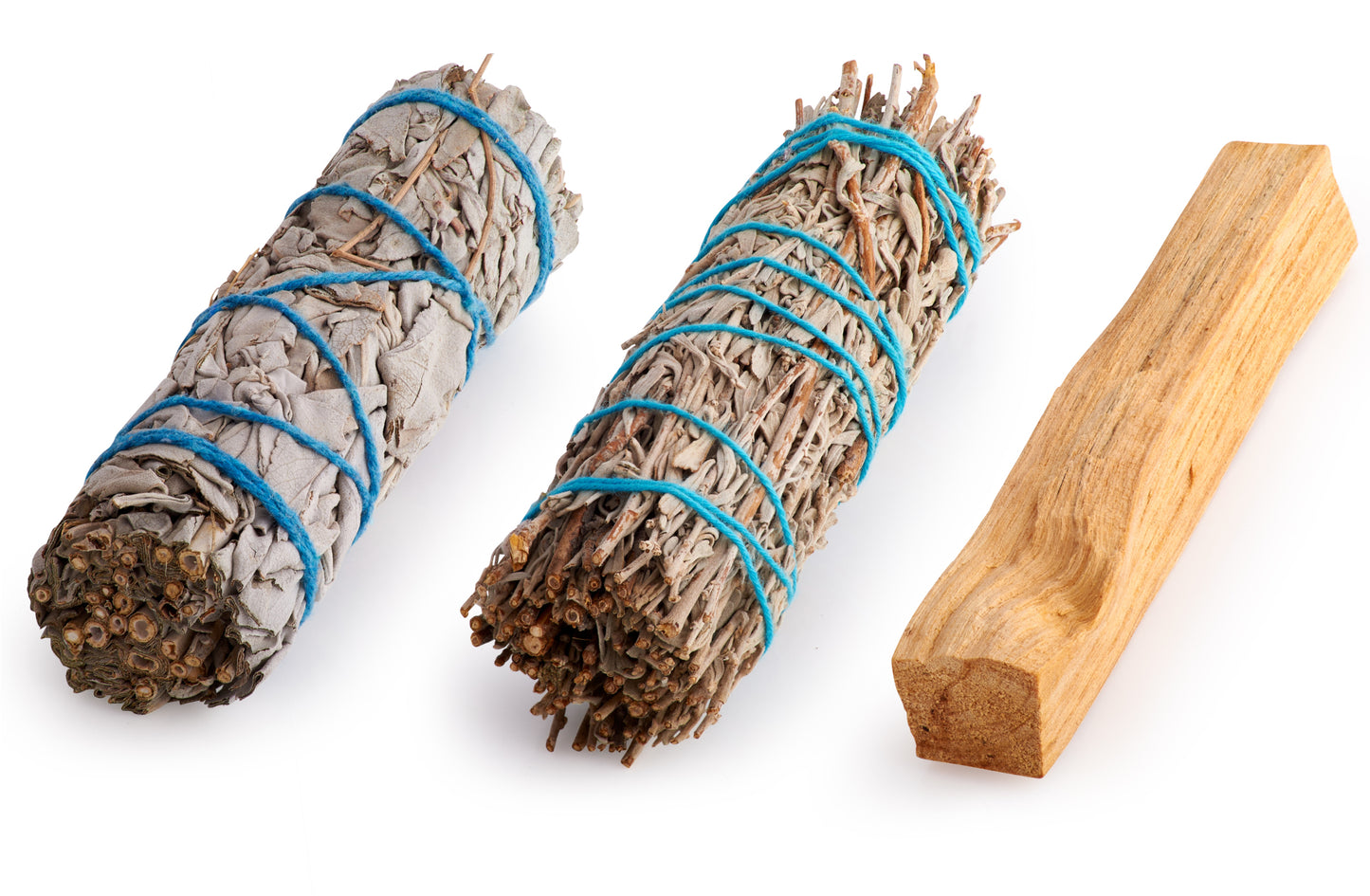 Californian White Sage, Blue Sage Smudge Sticks and a Palo Santo stick Mixed Collection