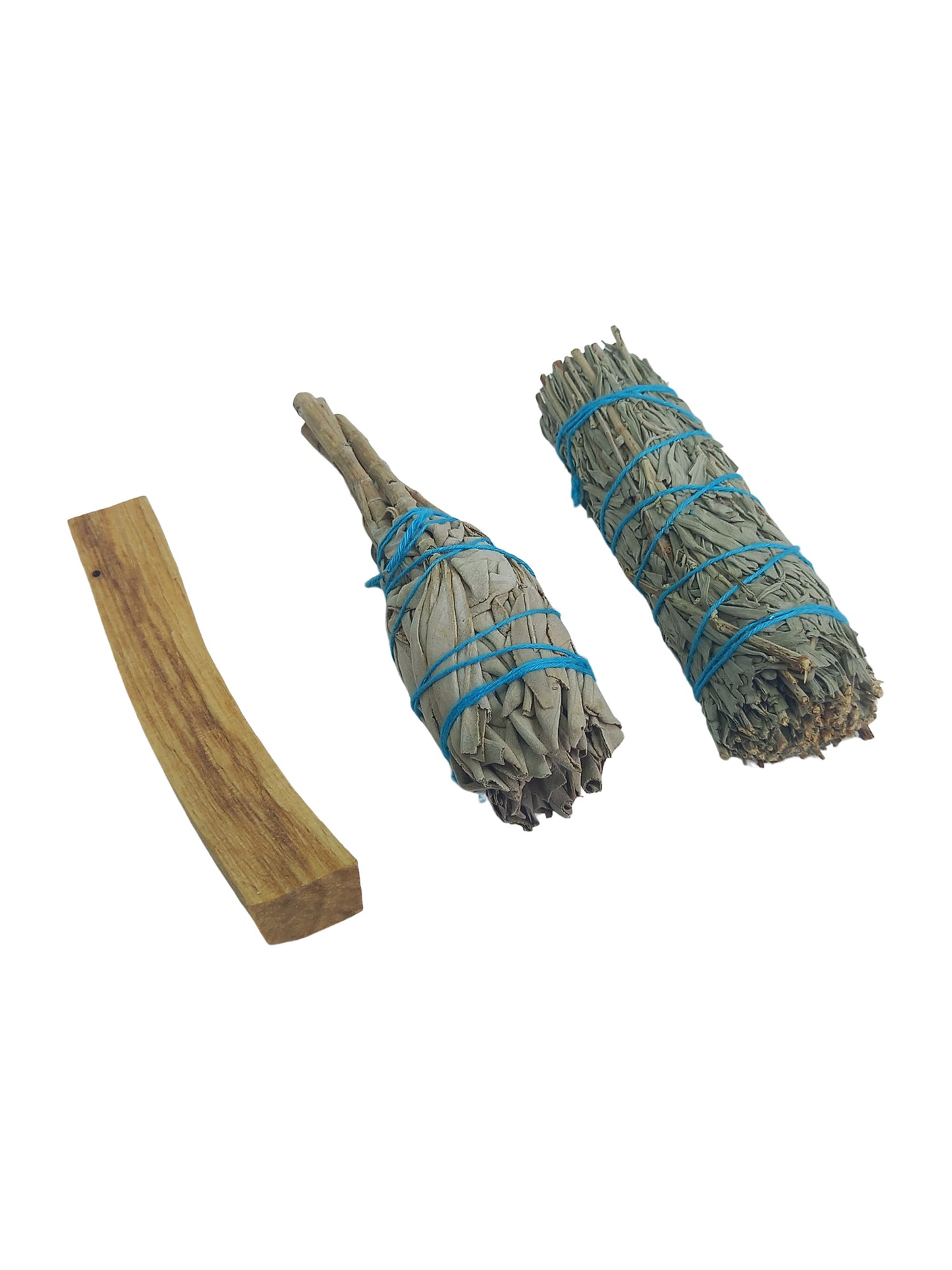 Californian White Sage, Blue Sage Smudge Sticks and a Palo Santo stick Mixed Collection